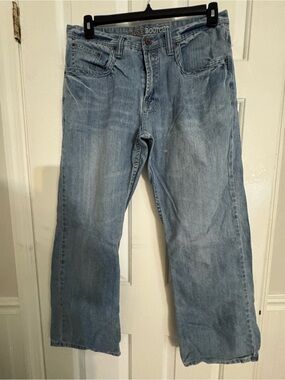Vintage Urban Up            Light Wash Men’s Bootcut Jeans - Classic Bootcut Fit